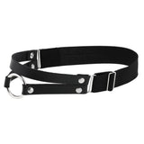 Punk Leather Leg Chain Elastic Rock Leg Harness