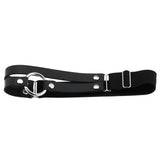 Punk Leather Leg Chain Elastic Rock Leg Harness