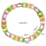 Punk Link Pendant Collar Vintage Statement Necklace Choker
