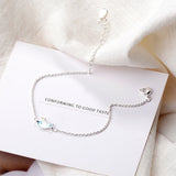 Enamel Punk Lovely Whale Bracelet Metal Chain Fine Jewelry 925 Sterling Silver