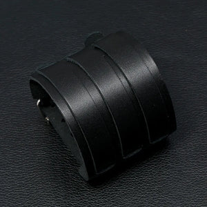 Men's Punk Brown Leather Wrap Bracelet