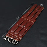 Men's Punk Brown Leather Wrap Bracelet