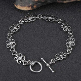 Punk Men Jewelry Stainless Steel Chain Bracelet Charm Gift