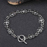 Punk Men Jewelry Stainless Steel Chain Bracelet Charm Gift