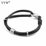 Punk Zodiac Leather Cord Bracelets Unisex Wristband Anniversary Jewelry