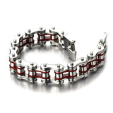Men's Chain Bracelet Stainless Steel Biker Jewelry