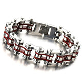 Men's Chain Bracelet Stainless Steel Biker Jewelry