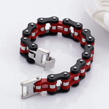 Punk Men's Chain Link Bracelet Stainless Steel Jewelry Gift