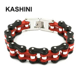 Punk Men's Chain Link Bracelet Stainless Steel Jewelry Gift
