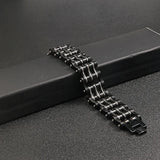 Men's Heavy Chain Bracelets Biker Motorcycle Stainless Steel
