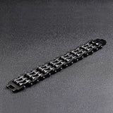 Men's Heavy Chain Bracelets Biker Motorcycle Stainless Steel