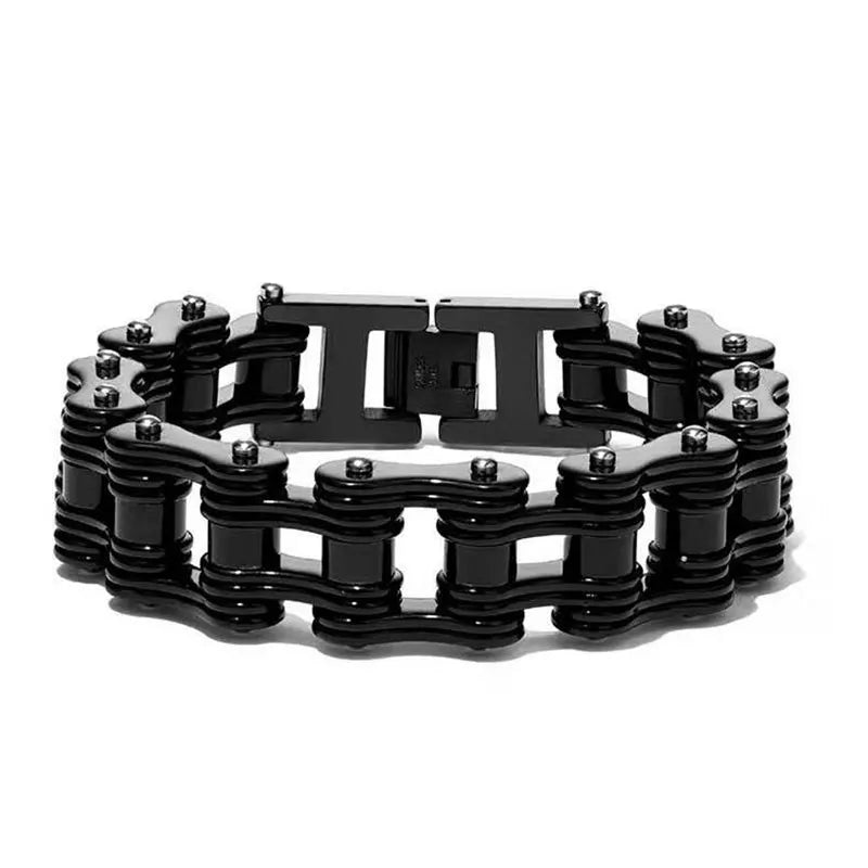 Men's Heavy Chain Bracelets Biker Motorcycle Stainless Steel