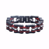 Punk Men's Link Bracelets Stainless Steel Vintage Gift