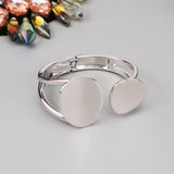 Punk Metal Cuff Bangle Statement Open Alloy Bracelet for Women