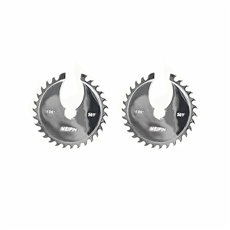 Punk Metal Gear Earrings Hollow Ear Clip Unique Jewelry