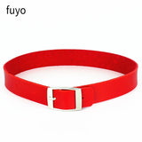 Punk Metal Tassel Pendant Red PU Leather Choker Collar