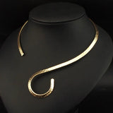Punk Metal Choker Necklaces for Women