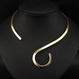 Punk Metal Choker Necklaces for Women