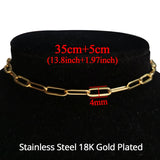 Miami Cuban Choker Necklace Collar Hip Hop Stainless Steel Chain Women