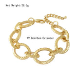 Miami Cuban Snake Chain Bracelet Bangle Heavy Metal Chunky Lock Bracelets