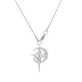 Punk Moon Star Pendant Necklace Sweet Clavicle Chain Necklace