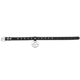 Punk Rivet Star Pendant Choker Leather Necklace