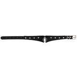 Punk O-ring Pendant Leather Choker Necklace