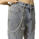 Punk Pants Chain Keychains for Men Women Jean Trouser Biker Chains