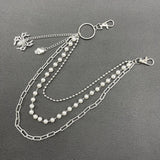 Punk Pants Chain Keychains for Men Women Jean Trouser Biker Chains