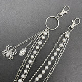 Punk Pants Chain Keychains for Men Women Jean Trouser Biker Chains