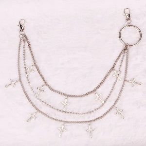 Punk Pants Keys Chain Gothic Belts Hip Hop Jewelry