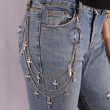 Punk Pants Keys Chain Gothic Belts Hip Hop Jewelry