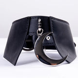 Punk Crescent Choker Necklace for Women Party Club Harajuku Jewelry