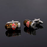Punk Personality 3D Cuban Cigar Cufflinks Hip Hop Men's Cuff Links