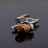 Punk Personality 3D Cuban Cigar Cufflinks Hip Hop Men's Cuff Links