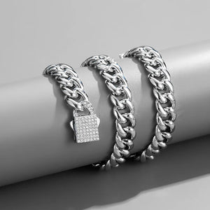 Punk Personality Men's Cuban Chain Necklace