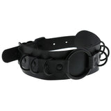 Punk Chain Leather Collar Choker Necklace