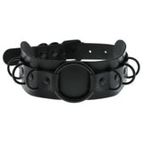 Punk Chain Leather Collar Choker Necklace