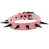 Punk Rivet PU Leather Spiked Nail Neck Choker