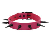 Punk Rivet PU Leather Spiked Nail Neck Choker