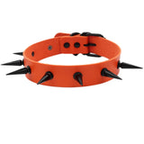 Punk Rivet PU Leather Spiked Nail Neck Choker