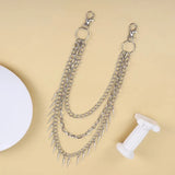 Punk Rock Belts Chain Metal Pants Waist Chain Key Chain Wallet Keychain
