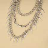 Punk Rock Belts Chain Metal Pants Waist Chain Key Chain Wallet Keychain