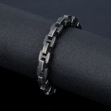Punk Rock Biker Chain Bracelet Mens Stainless Steel Jewelry