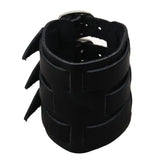 Punk Rock Leather Bracelet Cuff Charm Buckle Bangle Wristband