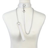 Punk Rock Choker Women Goth Collar Leather Chocker Anime Cosplay