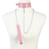 Punk Rock Choker Women Goth Collar Leather Chocker Anime Cosplay