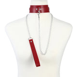 Punk Rock Choker Women Goth Collar Leather Chocker Anime Cosplay