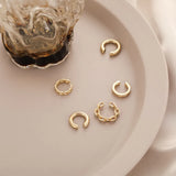 Punk Rock Clip Earrings No Piercing Link Chain Earcuffs