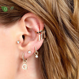 Punk Rock Clip Earrings Tassel Earcuffs Statement Jewelry